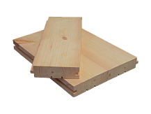 Planed floorboards