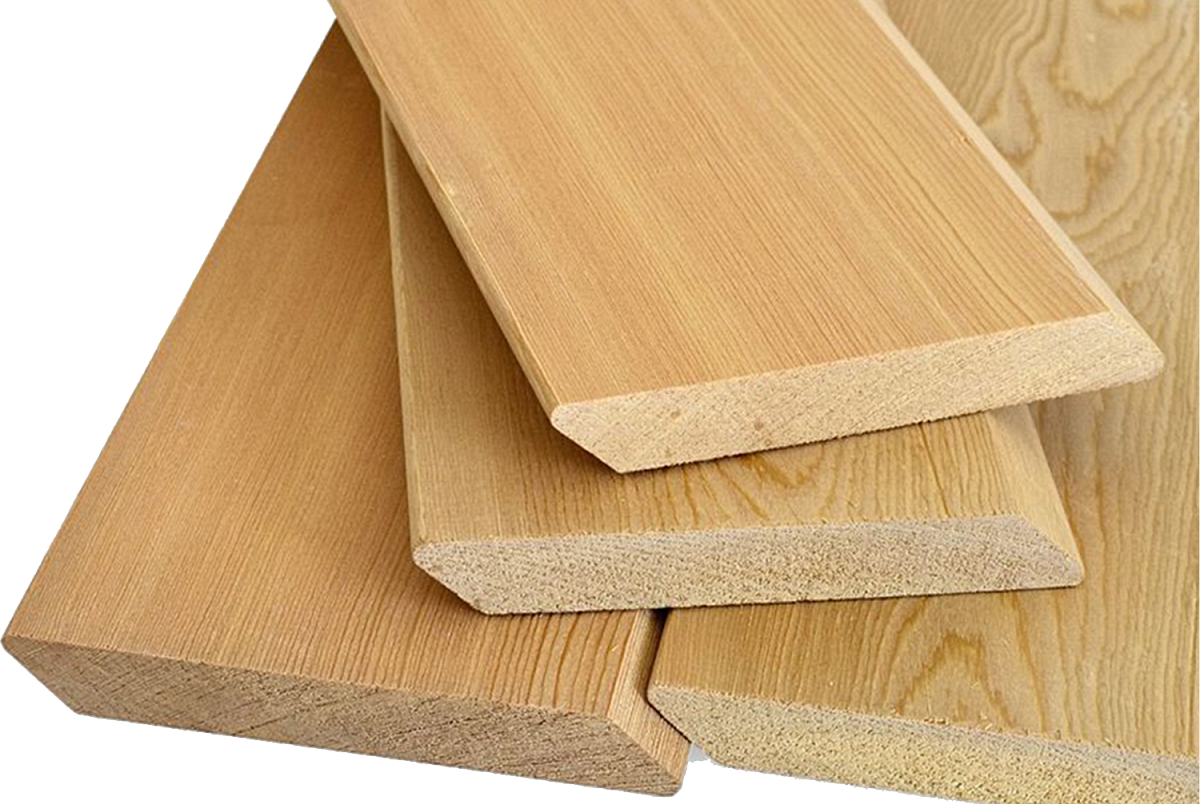 Round edged boards (planken)